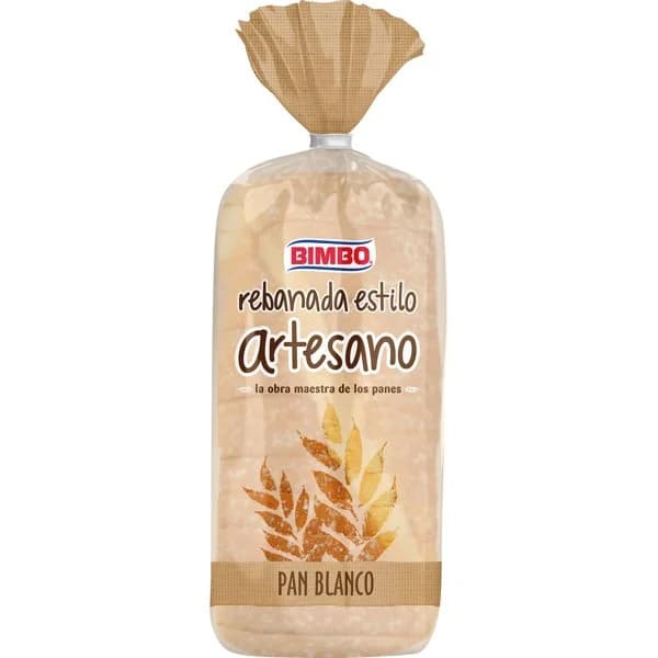 Pan rebanada artesana BIMBO, paquete 500 g - 0.5 ud - Imagen del producto en Findit