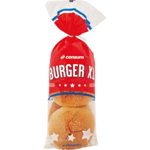 Pan Maxi Burger 4 Unidades - 0.3 kg - Imagen del producto en Findit