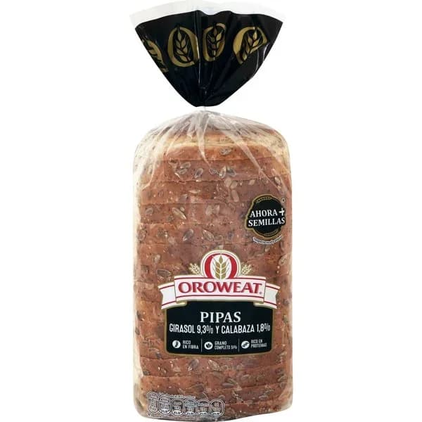 Pan de Molde Integral con Pipas de Calabaza 550G - 0.55 kg - Imagen del producto en Findit