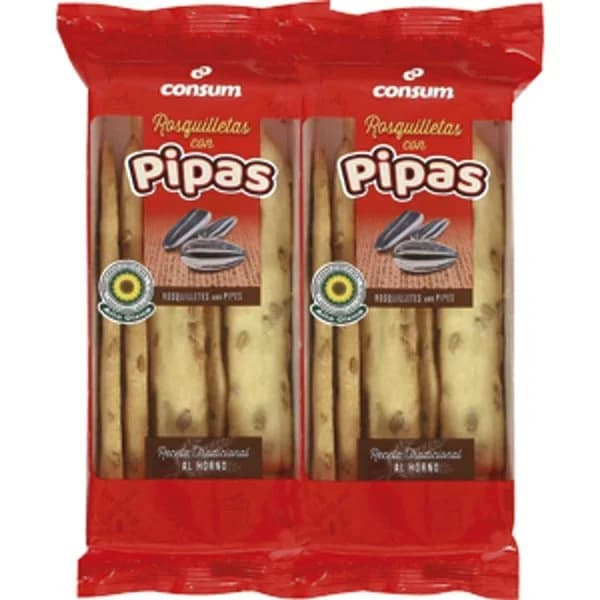 Rosquilletas Planas con Pipas - 0.16 kg - Imagen del producto en Findit