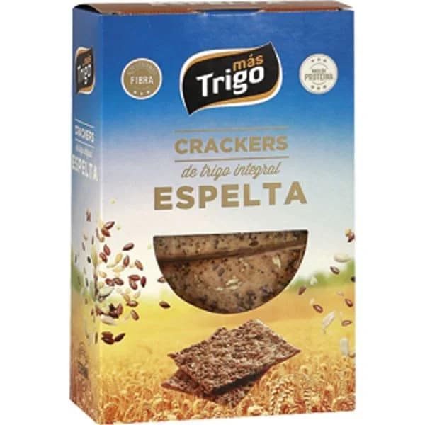 Crackers de Espelta Caja de 4 Paquetes - 0.2 kg - Imagen del producto en Findit