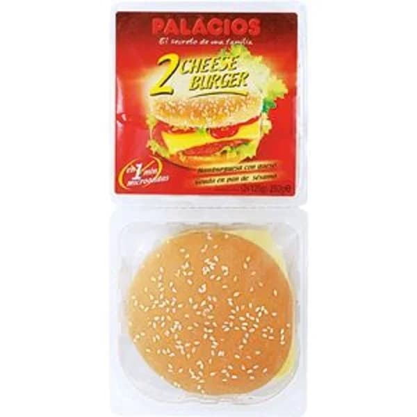 Hamburguesa de queso PALACIOS, pack 2x125 g - 0.25 kg - Imagen del producto en Findit