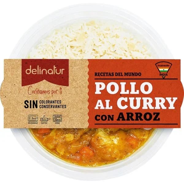 Arroz con Pollo al Curry - 0.28 kg - Imagen del producto en Findit