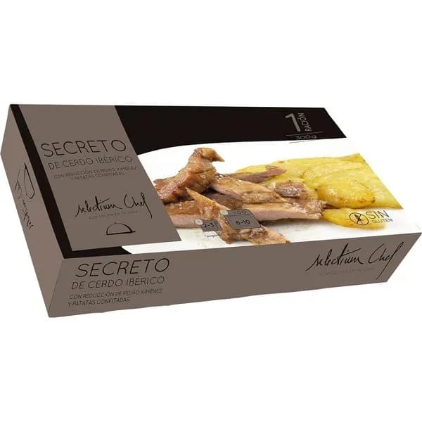 Secreto Ibérico con Patatas Confitadas - 0.3 kg - Imagen del producto en Findit