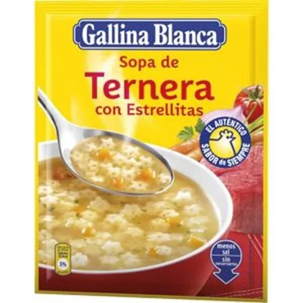Sopa Deshidratada Ternera con Estrellas 74G - 0.07 kg - Imagen del producto en Findit