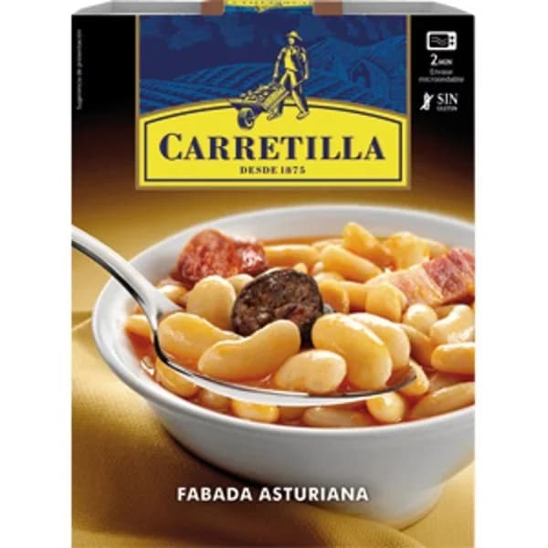 Fabada Asturiana CARRETILLA, bandeja 350 g - 0.35 kg - Imagen del producto en Findit