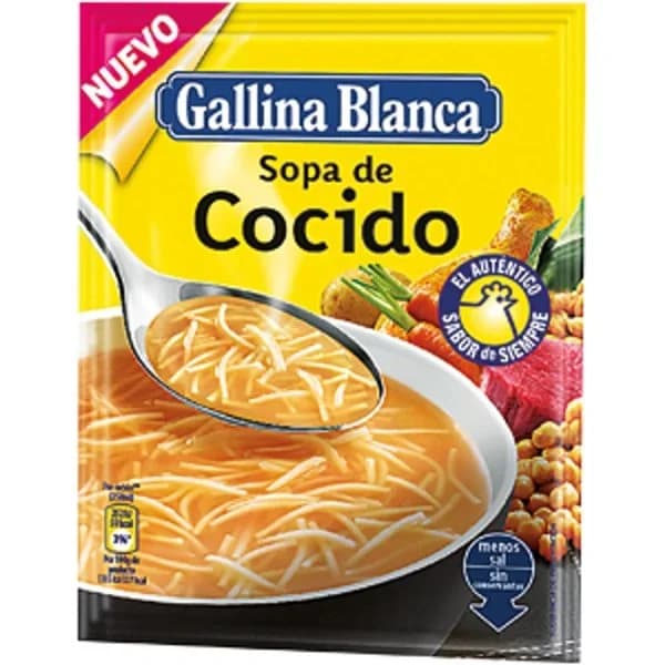 Sopa Deshidratada de Cocido con Fideos 72G - 0.07 kg - Imagen del producto en Findit