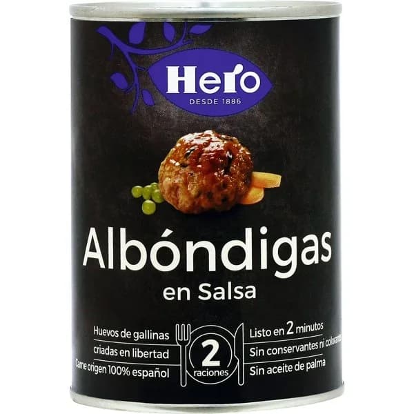 Albóndigas en salsa Hero  430 g. - 1 ud - Imagen del producto en Findit