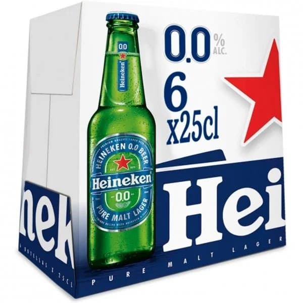 Cerveza Rubia 0,0 Botellín 6 x 250ML - 1.49 ud - Imagen del producto en Findit