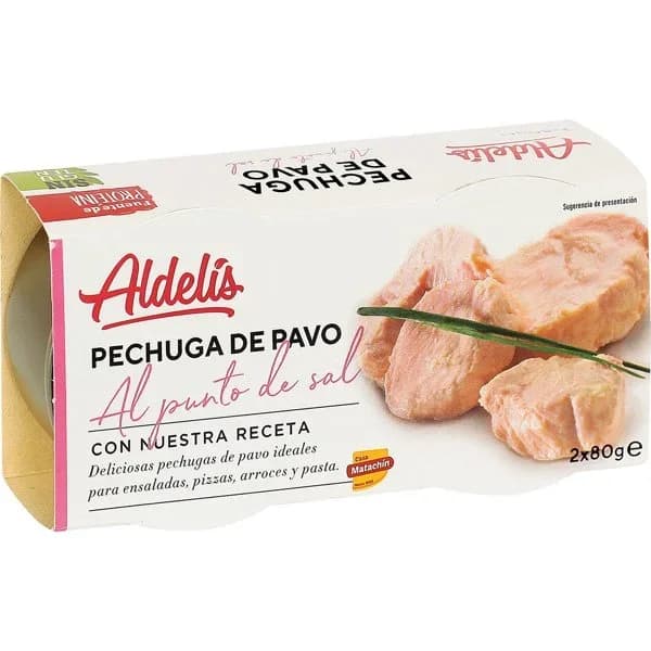 Pechuga de Pavo al Punto de Sal Pack de 2 - 0.1 kg - Imagen del producto en Findit
