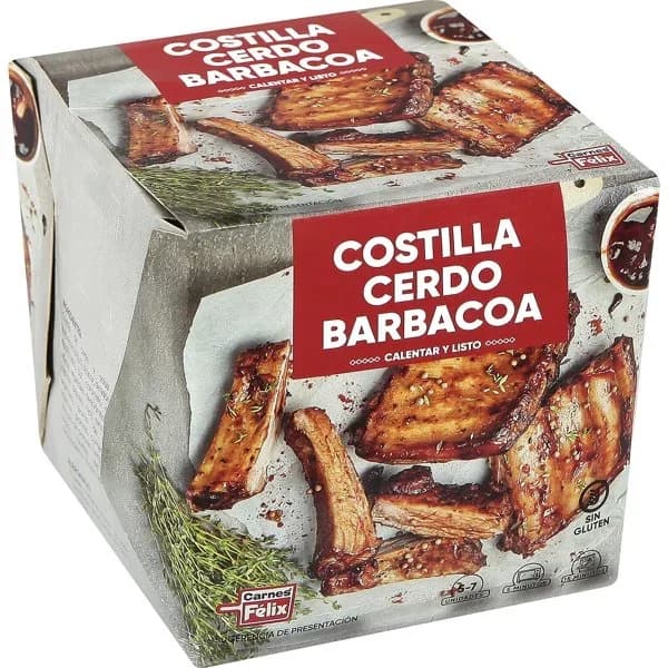 Costillas de Cerdo Barbacoa - 0.5 kg - Imagen del producto en Findit