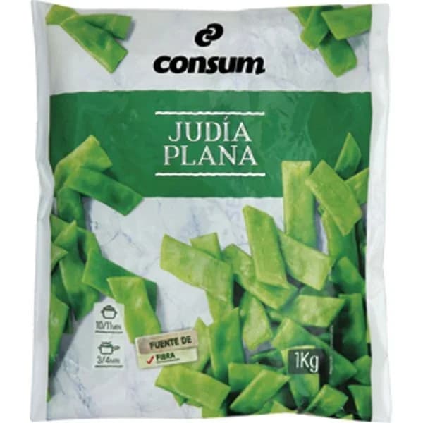 Judías Plana Troceada congeladas - 1 kg - Imagen del producto en Findit