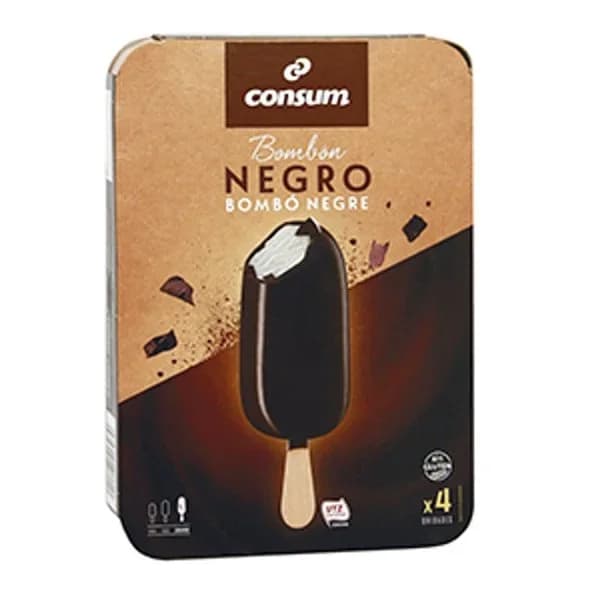 Bombón Chocolate Negro 4 Unidades - 0.32 kg - Imagen del producto en Findit