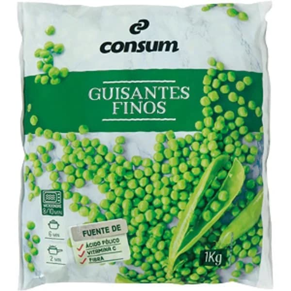 Guisantes Finos congelados - 1 kg - Imagen del producto en Findit