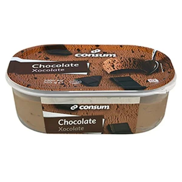 Tarrina con Chocolate 1 Litro - 1 l - Imagen del producto en Findit