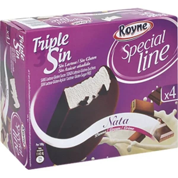 Bombón Choco-Nata X4 s/Az.Añadido/Glut/Lact - 0.36 kg - Imagen del producto en Findit