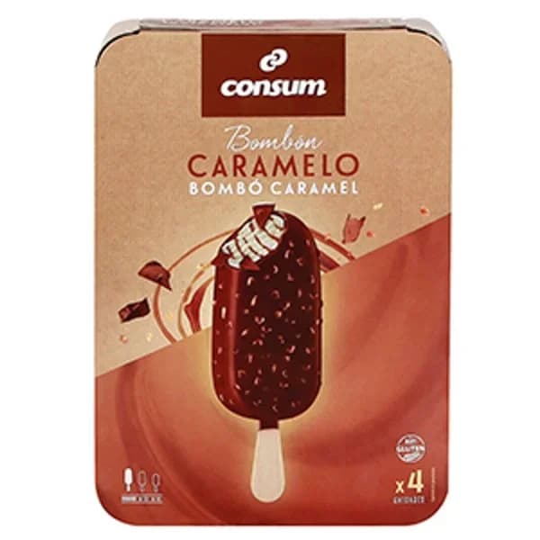 Bombón Caramelo Pack de 4 Unidades - 0.25 kg - Imagen del producto en Findit