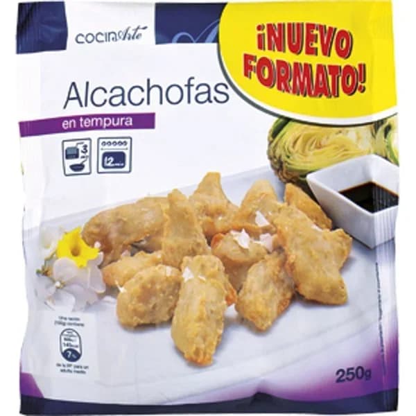 Alcachofas en Tempura congeladas - 0.25 kg - Imagen del producto en Findit
