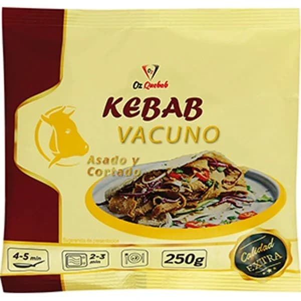 Carne para Kebab Vacuno 250G - 0.25 kg - Imagen del producto en Findit
