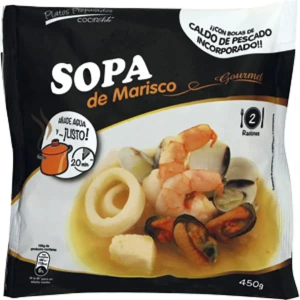 Sopa Marisco Gourmet con Caldo de Pescado - 0.45 kg - Imagen del producto en Findit