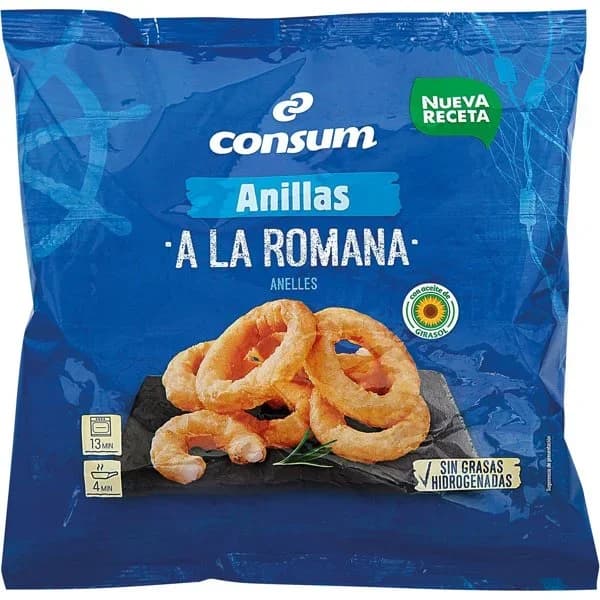 Anillas a la Romana congeladas - 0.4 kg - Imagen del producto en Findit