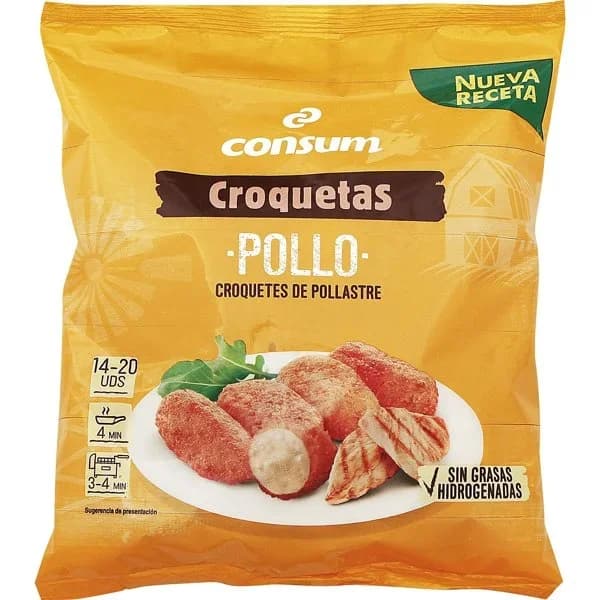 Croqueta Pollo congelada - 0.5 kg - Imagen del producto en Findit