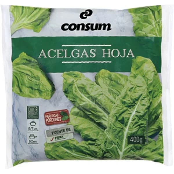 Acelgas Hoja Miniporción congeladas - 0.4 kg - Imagen del producto en Findit