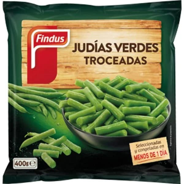 Judías Verdes Troceadas congeladas - 0.4 kg - Imagen del producto en Findit