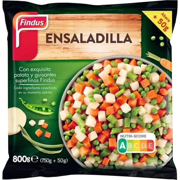 Ensaladilla  Jardinera Cierre Zip Congelada - 0.8 kg - Imagen del producto en Findit