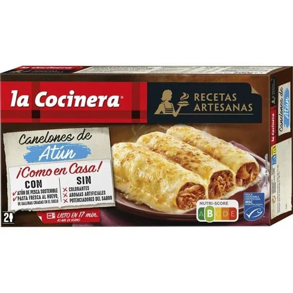 Canelones de atun 500 g - 0.5 kg - Imagen del producto en Findit