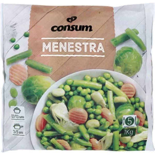 Menestra de Verduras congelada - 1 kg - Imagen del producto en Findit
