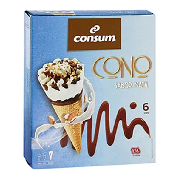 Cono Nata Pack de 6 Unidades - 0.43 kg - Imagen del producto en Findit
