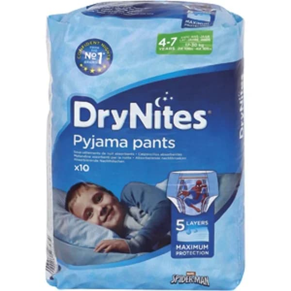 Pañal DryNites 4 a 7 Años Niño - 1 ud - Imagen del producto en Findit