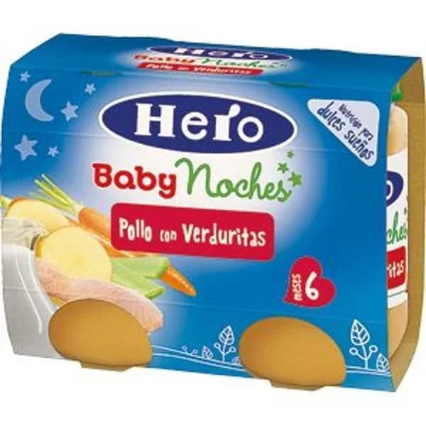 Potito Pollo y Verduras Buenas Noches 2 x 190G - 0.38 kg - Imagen del producto en Findit