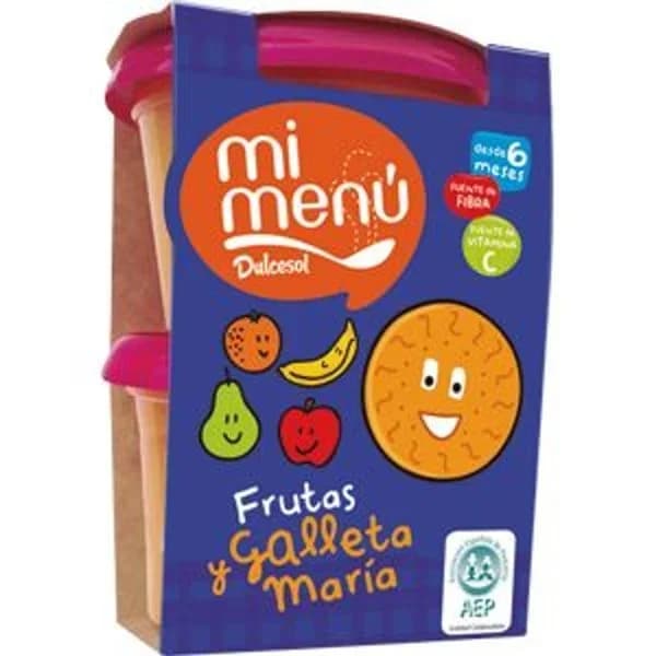 Tarrito 4 Frutas Mi Menú con Galleta - 0.4 kg - Imagen del producto en Findit
