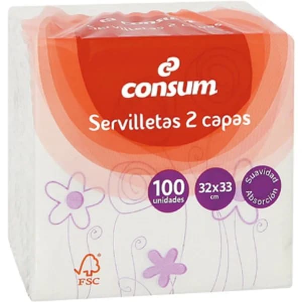 Servilletas 2 Capas Decoradas 33x32 - 102.5 ud - Imagen del producto en Findit