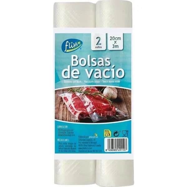 Bolsas Vacío Dos Rollos - 2 ud - Imagen del producto en Findit