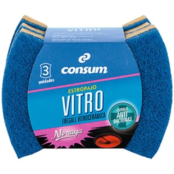 Estropajo Vitroceramicas Superficies Delicadas - 3 ud - Imagen del producto en Findit