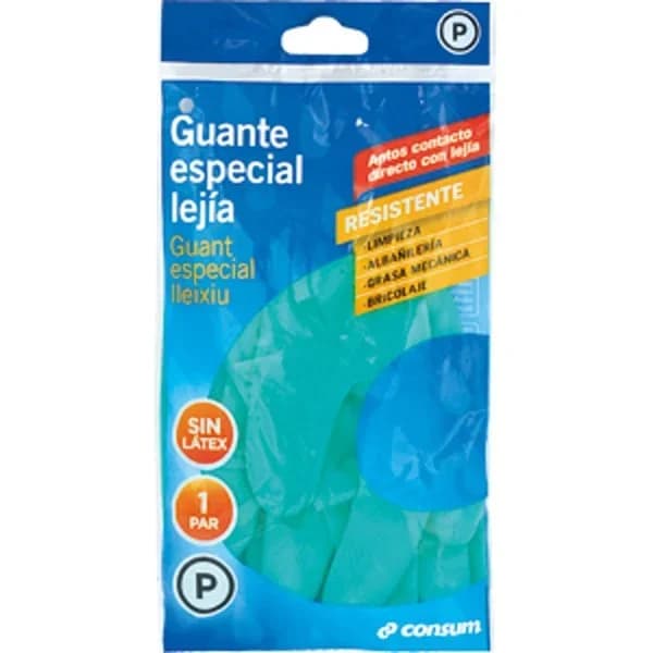 Guante Especial Lejía de Nitrilo Talla Pequeña - 1 ud - Imagen del producto en Findit