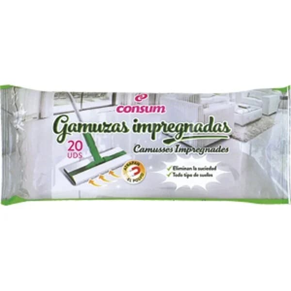 Gamuzas Impregnadas - 20 ud - Imagen del producto en Findit