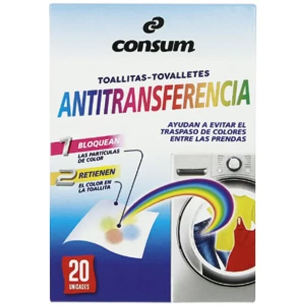 Toallitas Lavadora Antitransferente - 20.56 ud - Imagen del producto en Findit
