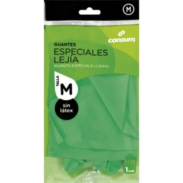 Guante Especial Lejía de Nitrilo Talla Mediana - 1 ud - Imagen del producto en Findit