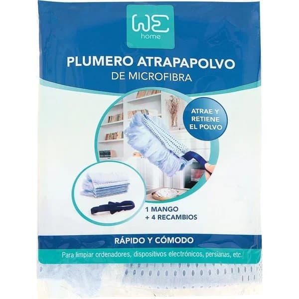 Plumero Atrapapolvo con 4 Recambios - 1 ud - Imagen del producto en Findit