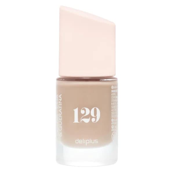 Laca de uñas con queratina Deliplus 129 nude - 1 ud - Imagen del producto en Findit