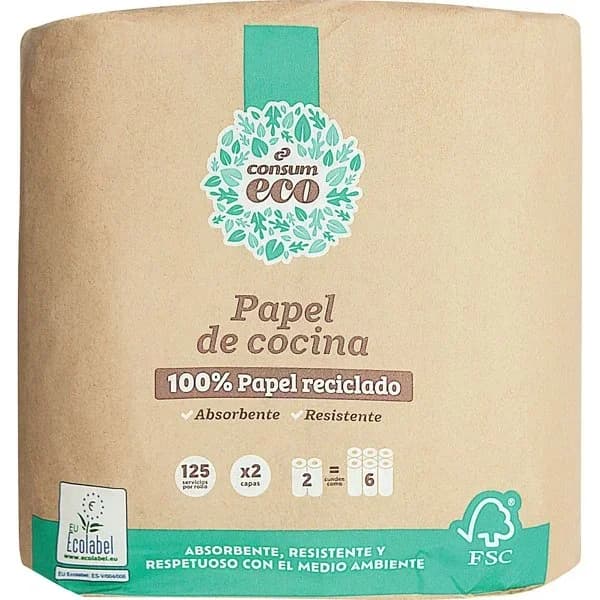 Rollo Cocina Eco 2=6 - 1 ud - Imagen del producto en Findit