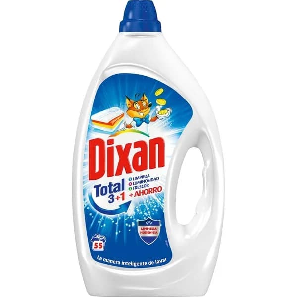Detergente Ropa Líquido Total - 55 ud - Imagen del producto en Findit