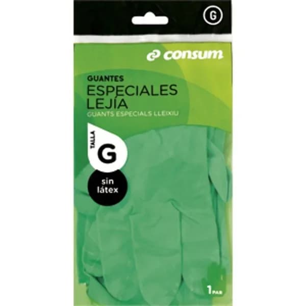 Guante Especial Lejía de Nitrilo Talla Grande - 1 ud - Imagen del producto en Findit