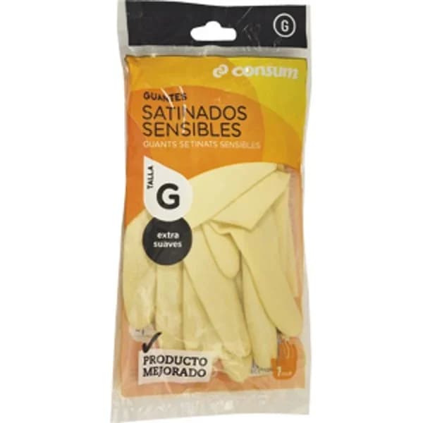 Guante Satinado Sensible Látex T-Grande - 1 ud - Imagen del producto en Findit