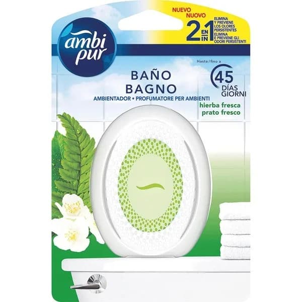 Ambientador Baño Hierba Fresca - 1 ud - Imagen del producto en Findit