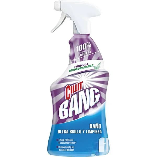 Limpiador de baño ultra brillo y limpieza Cillit bang spray 750 ml - 0.75 l - Imagen del producto en Findit